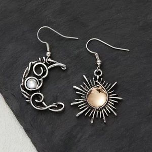 Sun & Moon Celestial Earrings Bohemian Earrings
